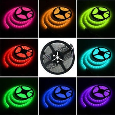 10M Smart Wifi 300 RGB LED Strip Lights 12V Waterproof Alexa Echos Google Home