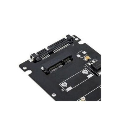 2.5 Inch SATA to mSATA SSD Enclosure Converter Internal / External Adapter