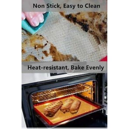 Silicone Baking Mat NonStick Pastry Reusable Baking Liner Tray Sheet For Kitchen