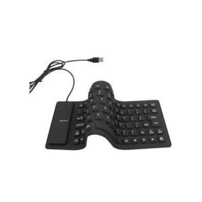 Waterproof Silicone Keyboard Foldable Flexible USB Mini Dustproof dirt Proof