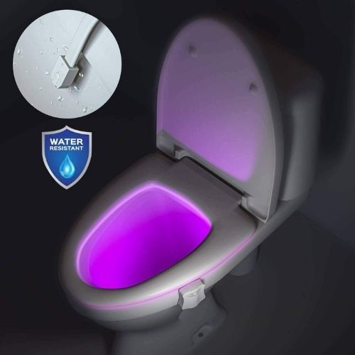 16-Color Toilet Night Light Motion Activated Bowl Night Light Fit for Any Toilet