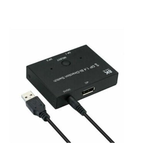 DP DisplayPort 1.4 Bi-Direction Switch Splitter Converter MST Hub 4K 8K