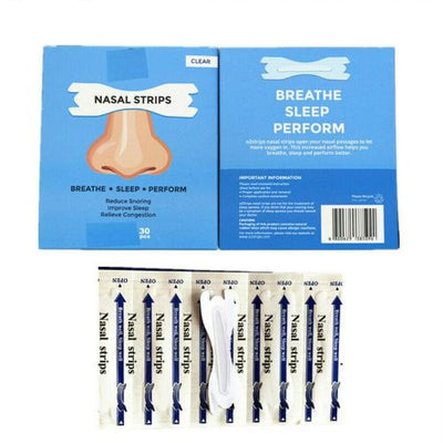 30/60 Pcs Nasal Strip Breath Way Stop Snoring Easier Clear Breathe Nose Strips