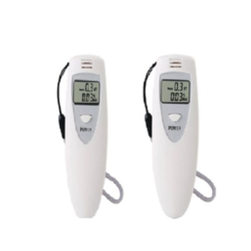 2Pcs New Mini Digital LCD Alcohol Breath Tester Breathalyzer Police Accurate CA