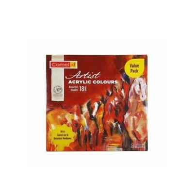 Camel Artist Acrylic fabric Ultra Pearl and Paint Color(Multi-color)-18 Shade