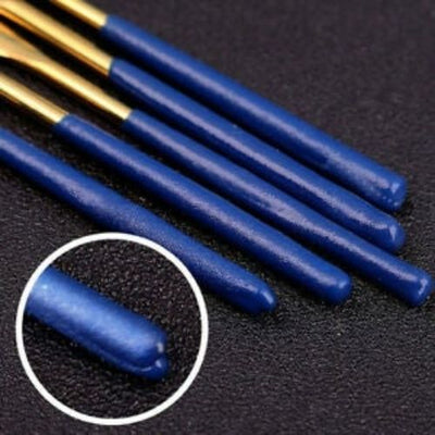 Files Set Gold Plated Metal Needle Carving Diamond Glass Stone Wood 10 PCS Set