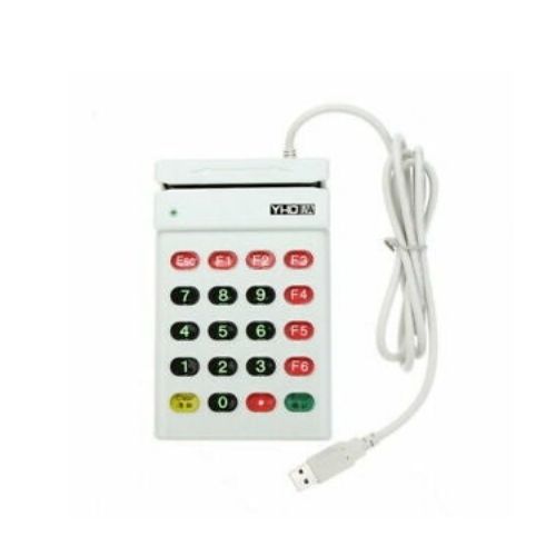 USB Magnetic Stripe Card Reader Credit Card w/ Numeric Keypad POS