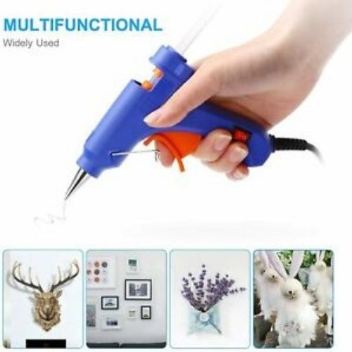 Electric Hot Melt Glue Gun Kit Trigger Adhesive 50x Stick Craft DIY Hobby Repair