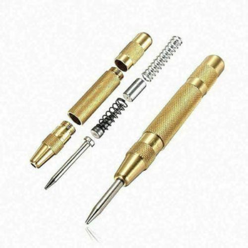 2PCS Automatic Center Pin Punch Strike Spring Loaded Marking Starting Holes Tool