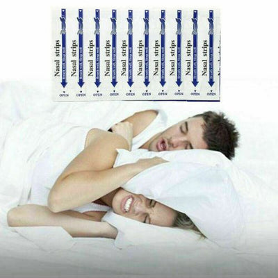 30PCs Nasal Strip Breath Way Stop Snoring Easier Clear benefit Nose Strips night