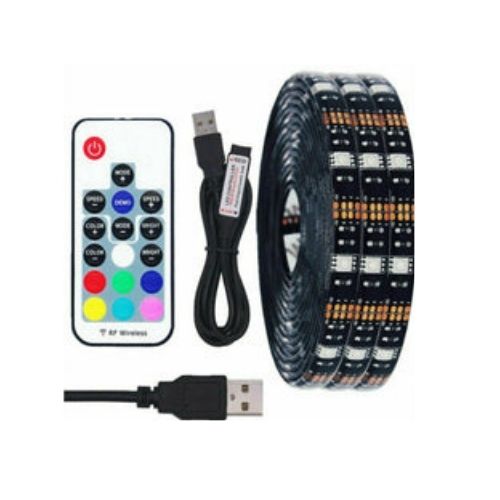 LED Strip Lights TV Backlight 3M RGB USB Powered Multi Colored CHANGING for TV