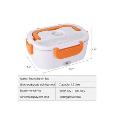 Electric Lunch Box for Car and Home Portable Food Warmer Heater