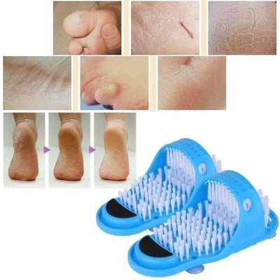 Simple Feet Cleaner Foot Scrubber Feet Shower Spa Easy Cleaning Brush Slippers