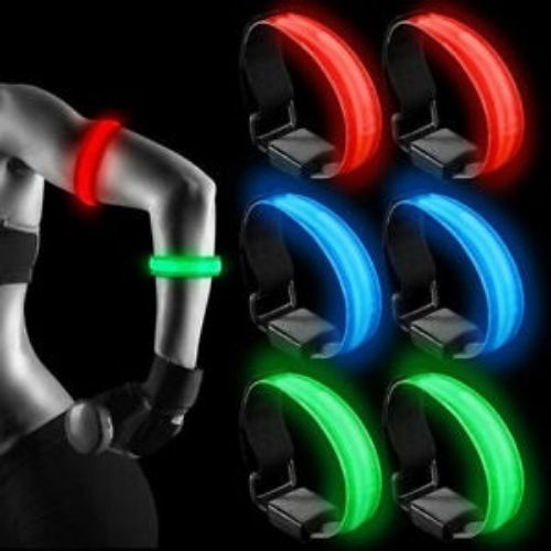 LED Armband Reflective Running Gear Bracelet Glow LED Light Band