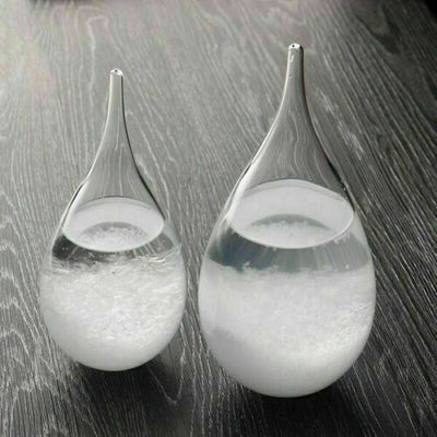 Storm Glass Water Drop Weather Forecast Base Predictor Monitor Bottle Home S/M