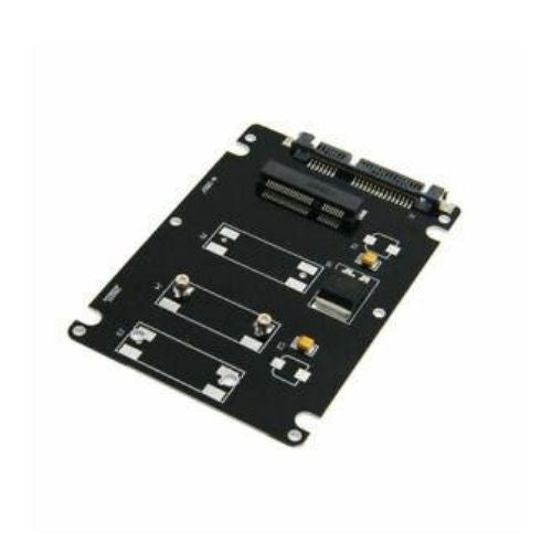 2.5 Inch SATA to mSATA SSD Enclosure Converter Internal / External Adapter