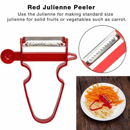 Kitchen Magic 3pcs/Set Peeler Trio Slicer Shredder Julienne Fruit Cutter Tools