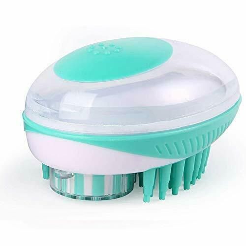 2 in 1 Pet Soft Brush Bath Fur Massage Brush Shampoo Dispenser Massaging Washing