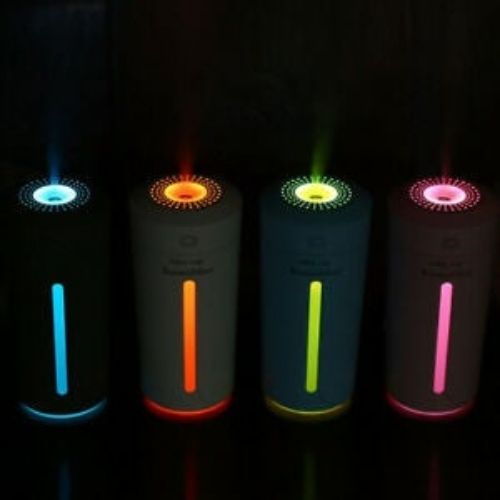 Portable Humidifier Cup Moisture Mobile USB Powered LED Night Light Humidifying