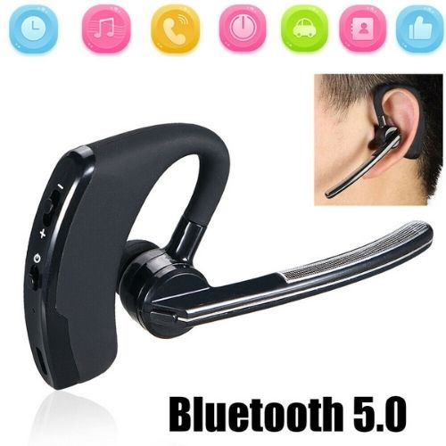 Business Wireless Bluetooth Handsfree Earphone Earhook Headset For Cell Phone CA