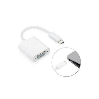 USB 3.1 Type C to VGA USB-C HDTV Adapter Cable for New Apple Macbook 12 In 2015