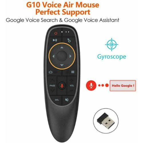 New G10 Voice Remote Control 2.4G wireless Air Mouse USB Receiver For Smart TV