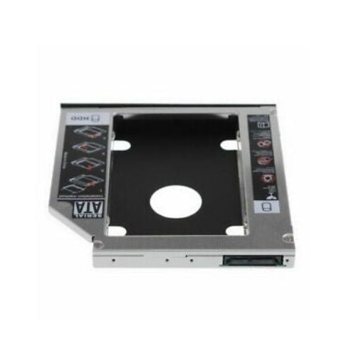 Universal 12.7mm SATA 2nd SSD HDD Hard Drive Caddy for DVD-ROM CD Optical Bay