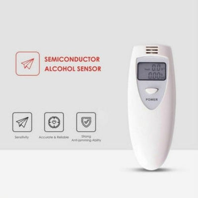 Digital LCD Police Breathalyzer Breath Test Alcohol Tester Analyzer Detector