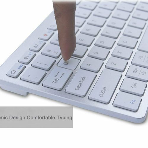 2.4GHz Ultra Slim Wireless Keyboard and mouse Combo White Color For PC Laptop