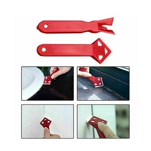 2X Negative Angle Scraper Shovel Removal Glass Sealant Floor Plastic Blade Tool