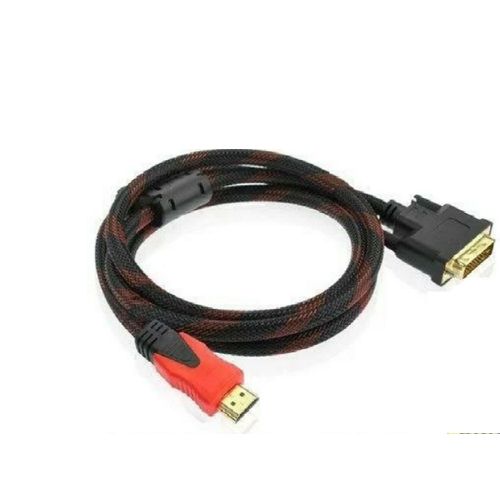 New HDMI to DVI Cable Male to Male DVI-D 24+1Pin Gold Plated Video Adapter Cable