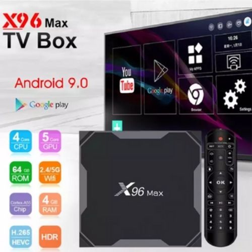 X96 Max Android 8.1 4G+64G TV Box S905X2 2.4G/5G WiFi BT 4K Media Player 4GB 64G