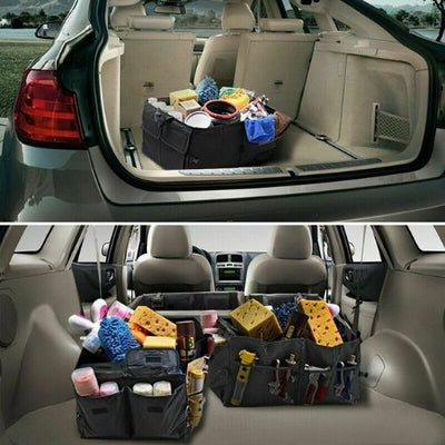 Car Rear Seat Front Back Storage Bag, Travel Essential Multi Pockets Automotive