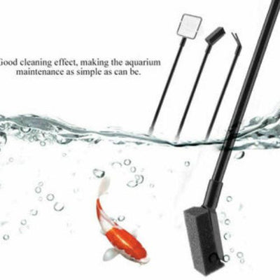 4 in 1 Aquarium Cleaning Tool Set Fish Tank Cleaner Brush Fish Net Plant Fork CA