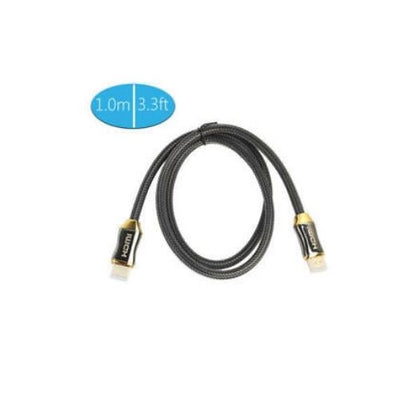 Premium 4K HDMI Cable 2.0 High Speed Gold Plated Braided Lead 2160P 3D HDTV UHD