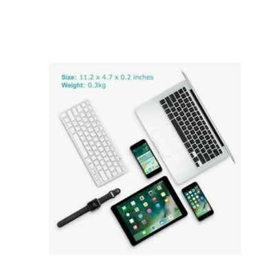 Slim Bluetooth Wireless Keyboard & 2.4GHZ Optical Mouse for Android Windows PC