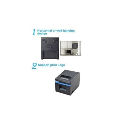 POS Thermal Receipt Printer USB Port With Power Supply 80mm