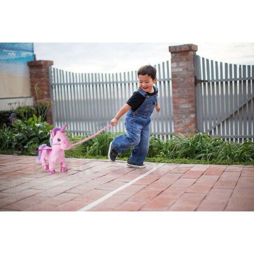 Electric Walking Unicorn Plush Toy Stuffed Animal Toy Electronic Music For Kids