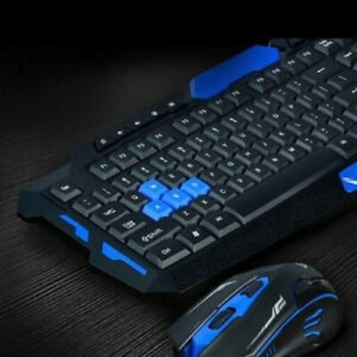 2.4G Gaming Multimedia Cordless Keyboard Wireless Optical Mouse Combo