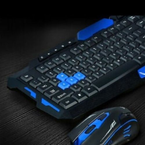 2.4G Gaming Multimedia Cordless Keyboard Wireless Optical Mouse Combo