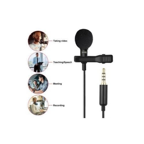 Lavalier Mic Mini Clip-on Ultimate Omnidirectional Portable Wired Microphone