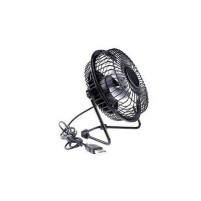 Mini USB Fan PC Notebook Laptop Car Office Desk Adjustable Portable Metal Fan