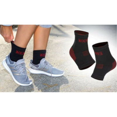 2X Sleeve Compression Safety Ankle Support Sport Foot Heel Socks Nursing Women