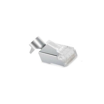 CAT7 Crystal Head Dovetail Clip Plug RJ45 Connector Network Cable Adapter