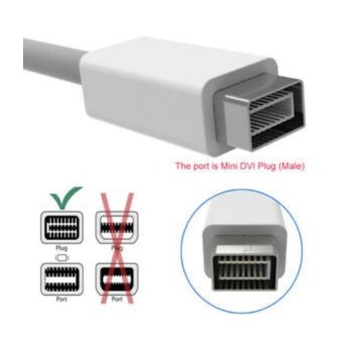 Mini DVI To HDMI Adapter Video Cable For Apple ImAC G4