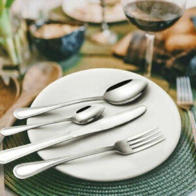 Flatware Set With Knife, Spoon And Fork Stainless Steel Dinner Serving Set.12pcs