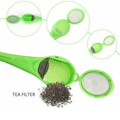 Tea Infuser Loose Tea Leaf Strainer Herbal Spice Silicone Filter Diffuser Tool