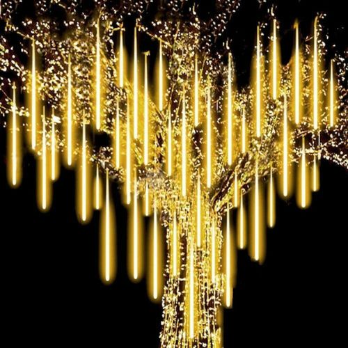 LED Meteor Shower Rain Lights Drop Icicle Snow Falling Raindrop Wedding Xmas Tre