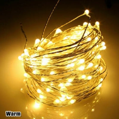 LED String Light Outdoor Warm White Lights Bedroom Fairy Garden Lighting Strip