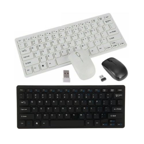 Keyboard&Mouse Combo Wireless 2.4Ghz Optical Mouse USB Receiver For Pc Laptop